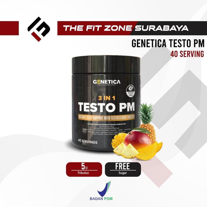 GENETICA TESTO PM 40 SERVINGS TESTOSTERONE BOOSTER BPOM