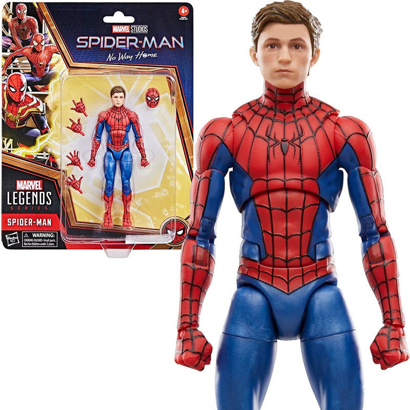New Hasbro Marvel Legends Series Tom Holland Spider-Man Action Figure 1/12 Scale Retro Carded