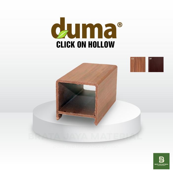 READY STOCK WPC Duma Panel 4 Meter Tipe Click on Hollow Click-on-Hollow COH 50x50 50x75 50x100