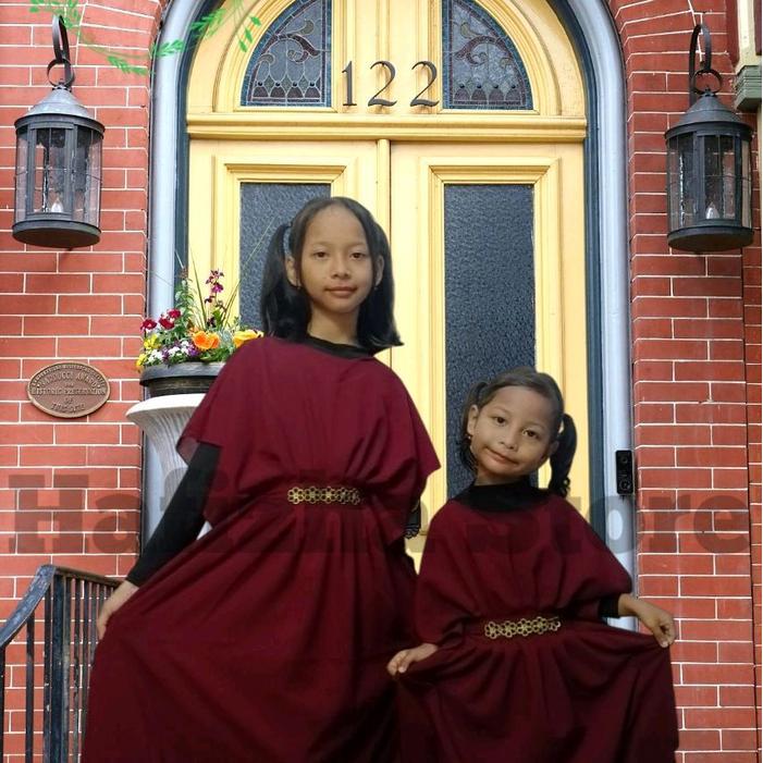 (SPESIAL RAMADHAN) NEW KAFTAN KONDANGAN LUNNA ANAK 2-12TAHUN COUPLE BAJU GAMIS MUSLIM TERMURAH