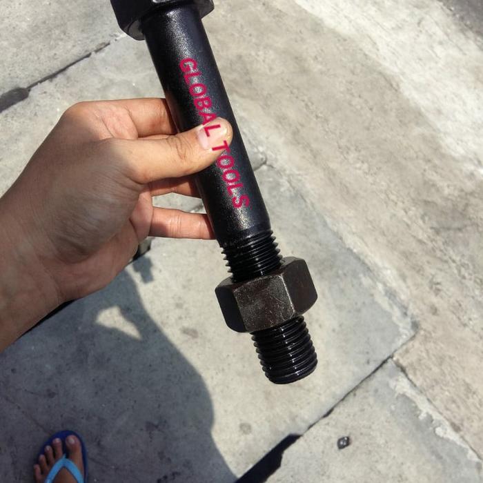 Promo Baut mur baja m22 x 100 kunci 32 baut baja 8.8 baut hitam grosir NC