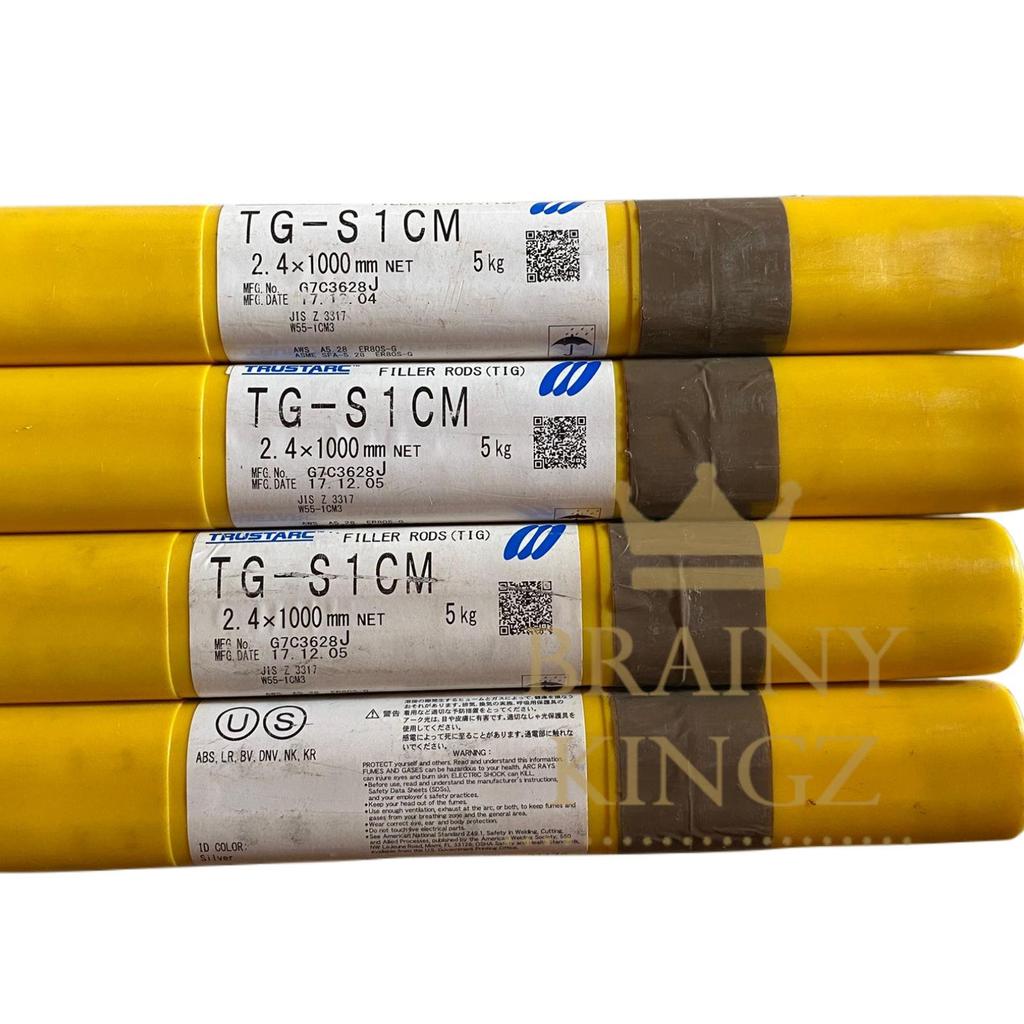 Kawat Las Filler KOBELCO TG-S1CM AWS ER80S-G 2,4mm TGS1CM 2.4mm, 5 kg