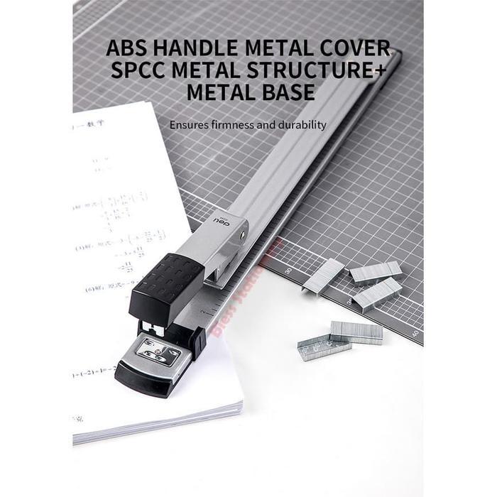 STAPLER JILID BUKU STAPLES PANJANG DELI LONG REACH METAL STAPLES JILID TENGAH