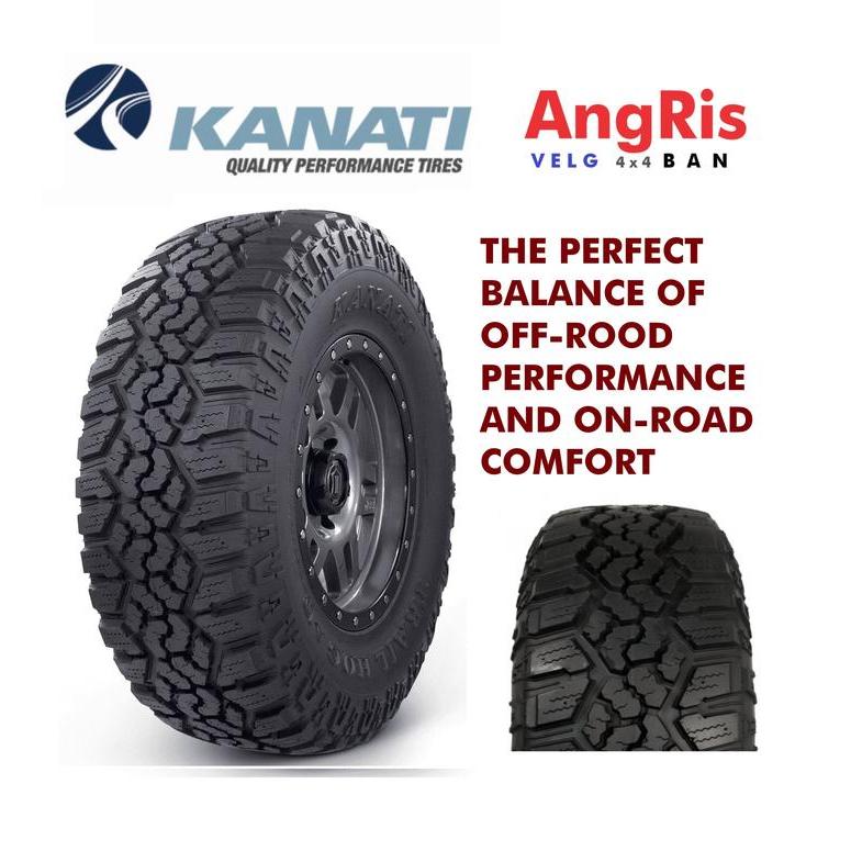 Kanati AT 315 70 R17 ring 17 Ban Trail Hog Mobil  Wrangler Sahara Rubicon JK JL JT