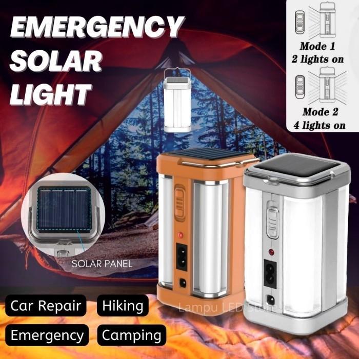 Philips - Lampu Emergency / Lampu Darurat Solar Panel 4 Sisi Lampu Surya Outdoor