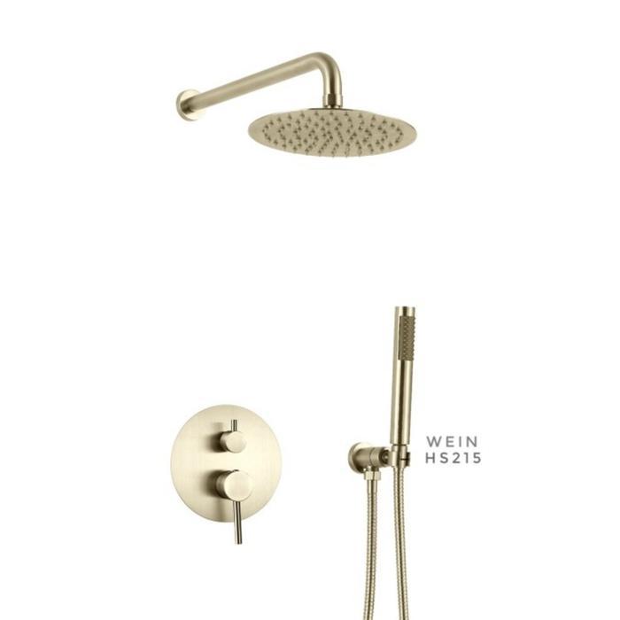 Toto - Shower Tanam Gold Panas Dingin/Paket Lengkap Wall Shower Hand Shower