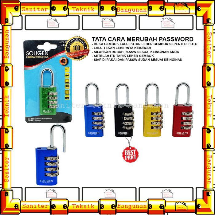 TAS TRAVEL GEMBOK PIN DIGITAL GEMBOK KOPER NOMOR KECIL SOLIGEN PIN DAPAT DIUBAH RINGAN DAN KUAT