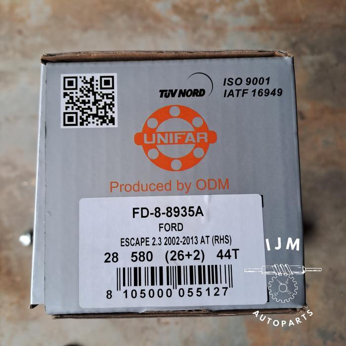 CV Joint As Roda Assy Kanan Ford Escape 2.3 Matic 2002 - 2013 Unifar