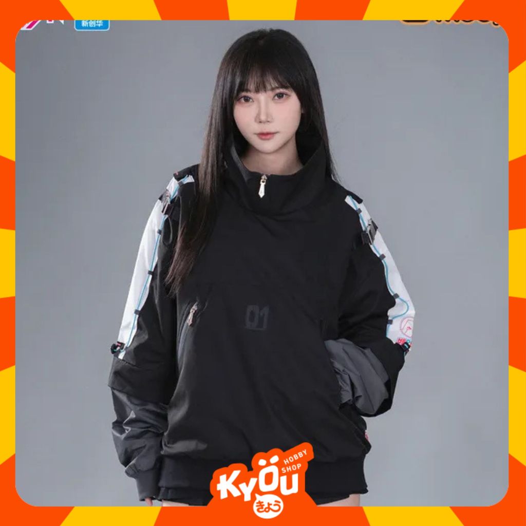 Hatsune Miku Neon Techno Series Outerwear / Jacket Black and White
