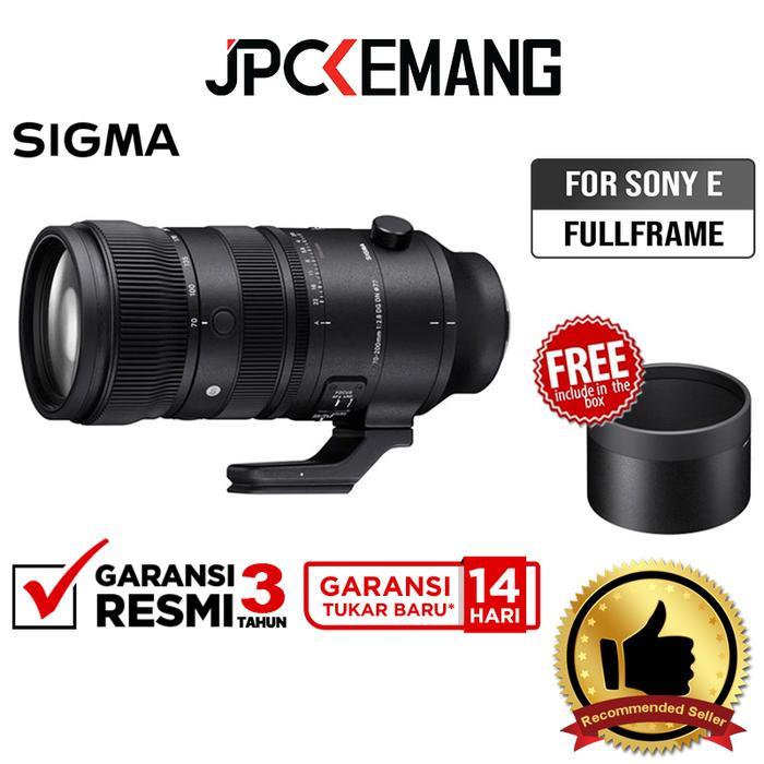 Sigma 70-200mm f2.8 DG DN OS Sports for Sony E Mount Fullframe Lens Sigma 70-200 mm f/2.8 Garansi