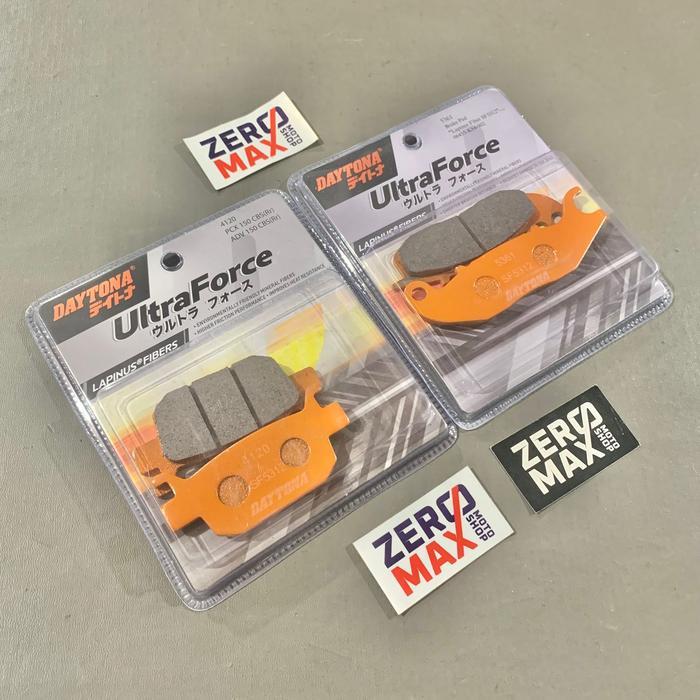 Kampas Rem Depan Belakang Daytona Lapinus Fibers Pcx 160 Abs Adv 160 Abs Pcx 150 Abs Adv 150 Abs