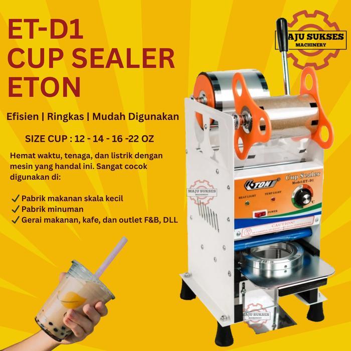 CUP SEALER PLASTIK ETON ET-D1/ ALAT PRESS MANUAL KEMASAN TEH POCI