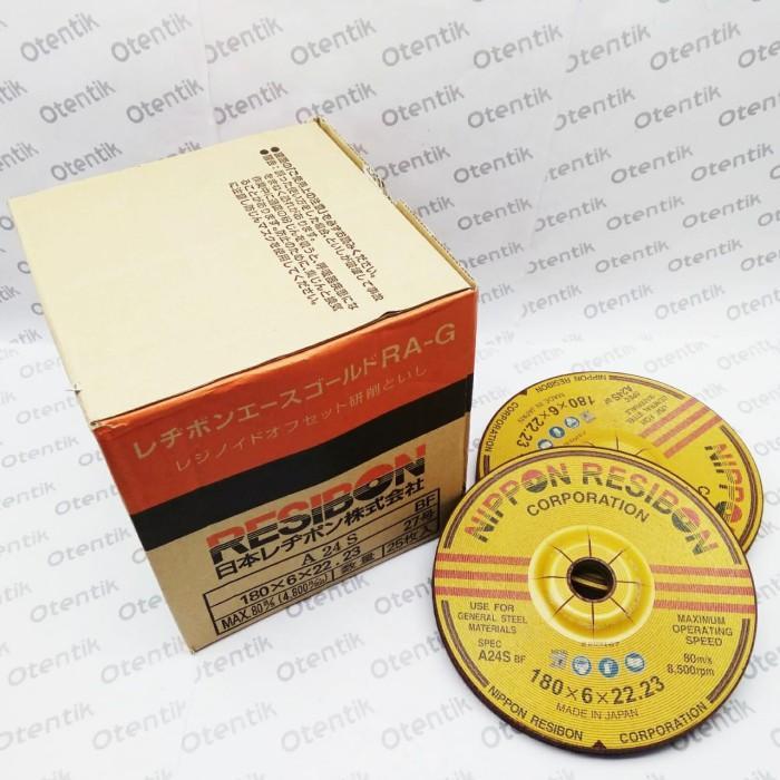 Krisbow Modern - Nippon Resibon 7" X 6 Mm - Nippon Resibon Batu Gerinda Poles 7X6 - 7In