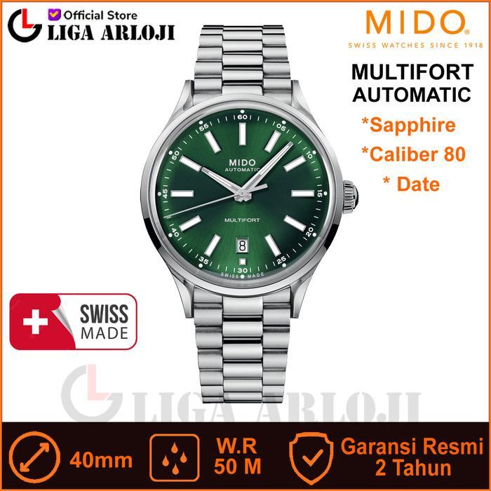 Sedia MIDO M040.407.11.091.00 Multifort Patrimony Jam Tangan Pria Automatic
