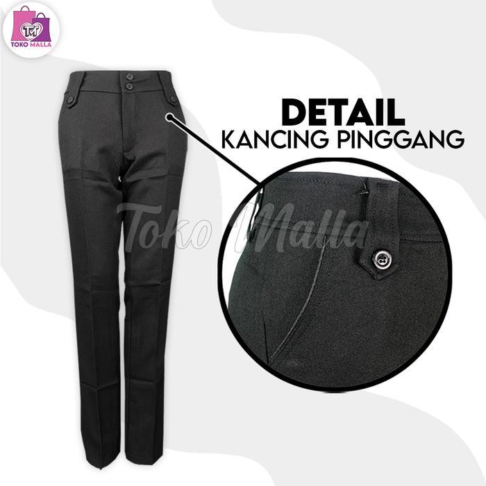 cnm Setelan Blazer Set Wanita Satu SET BLAZER & CELANA Formal MODEL KANCING PINGANG Blezer Hitam Jas