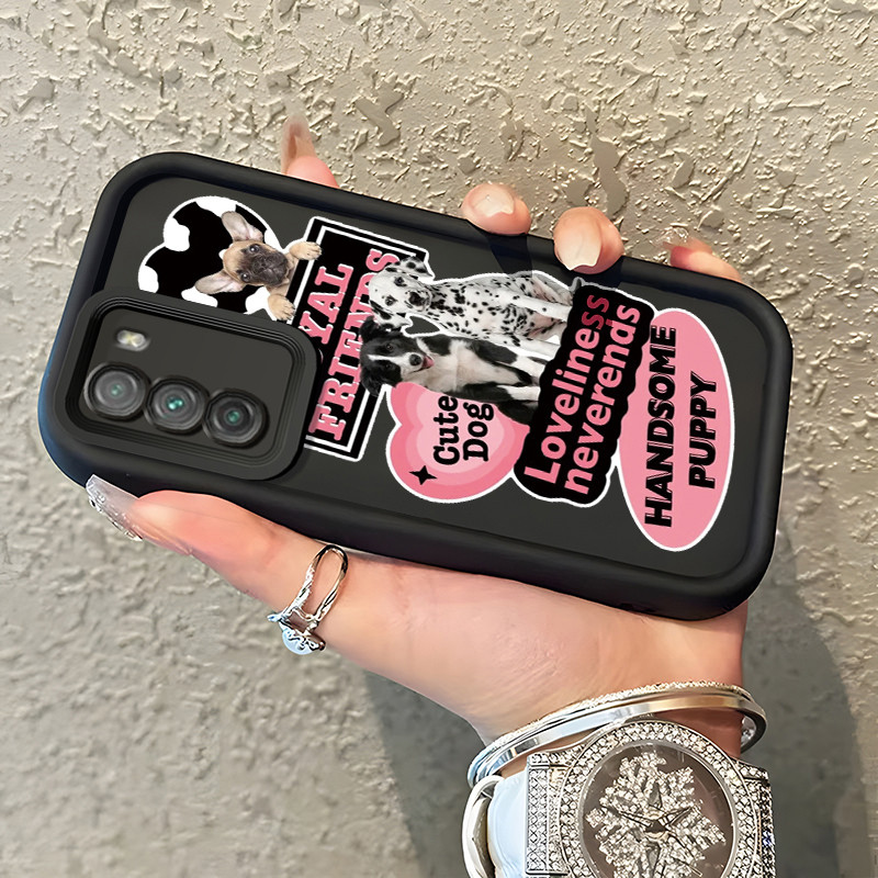 Casing Hp untuk POCO M3 Case Foto anak anjing Cesing pelindung Kasing Silikon Tahan gores Kesing Sof