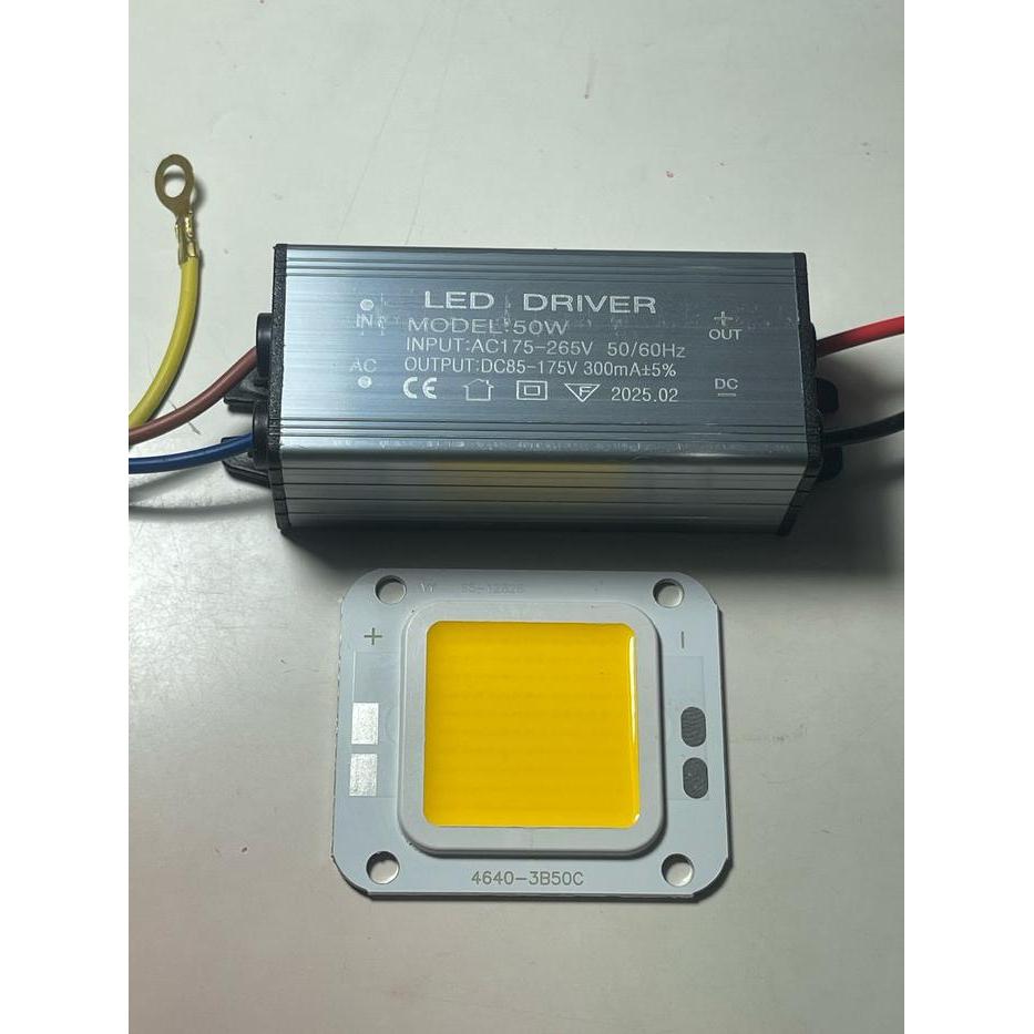 [] Trafo led pju cobra 50w 50 watt + mata led 50watt / driver led 50w chip 50 w Lampu led pju cobra