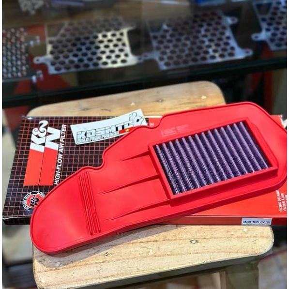 "New" Filter Udara Hybrid Vario 125 150 PCX 150 Filter Udara Stainles Saringan Udara Vario Filter