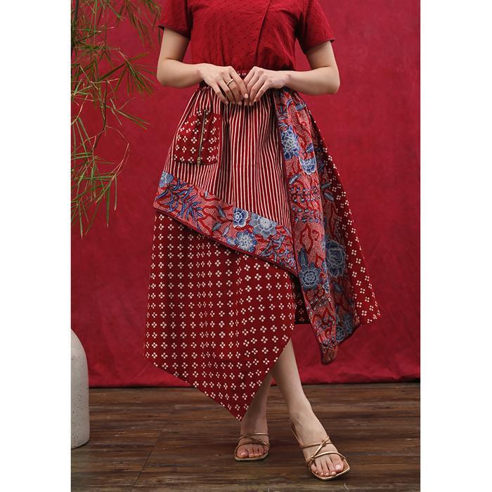 NONA RARA - Vini Encim CNY P0628, Rok batik wanita modern
