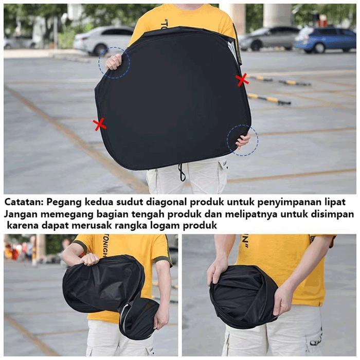 payung mobil Payung Pelindung Anti Panas Mobil Kaca Depan penutup kaca mobil anti panas Ukuran