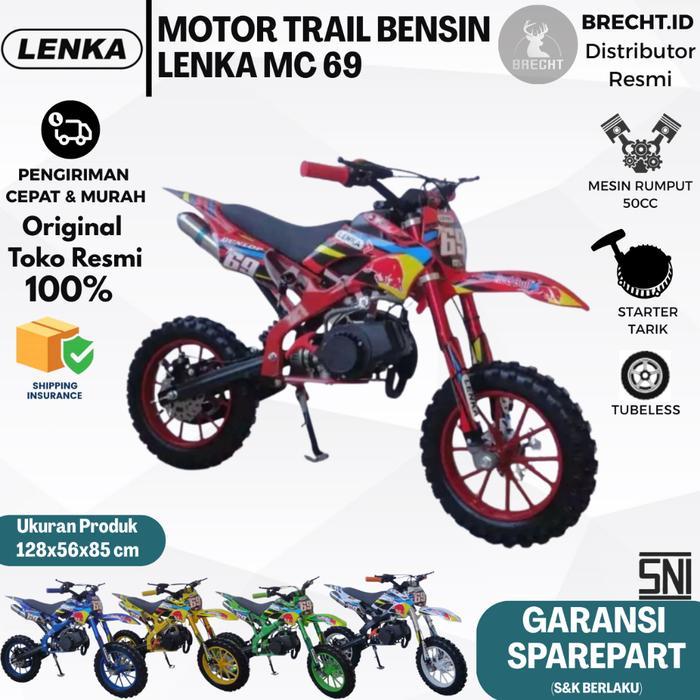 Mainan Adrenalin Motor Bensin Mini Trail Lenka MC 69 50CC Mini Trail Anak & Remaja Treil LENKA MC69 