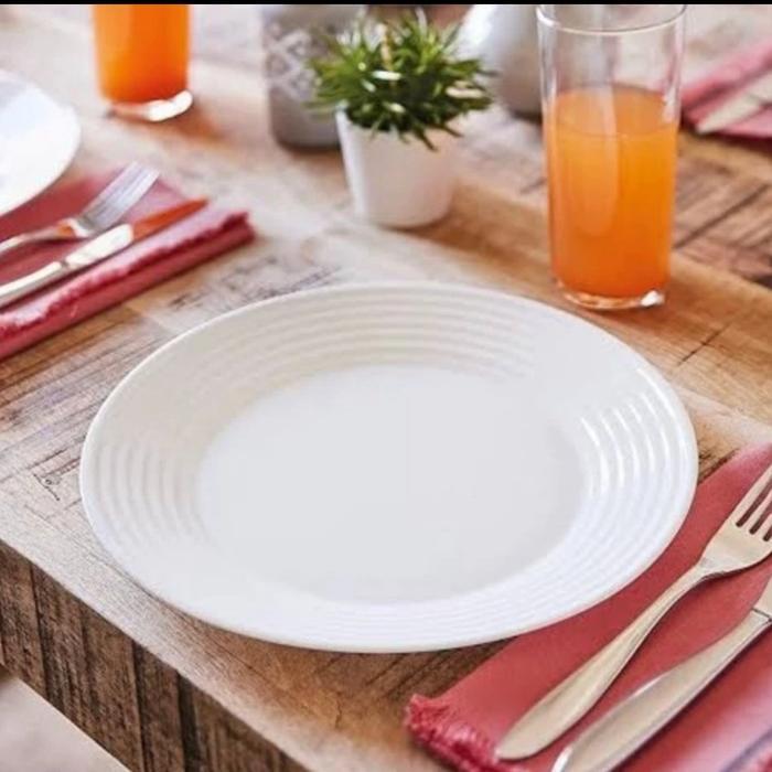 luminarc piring harena white 23cm piring makan