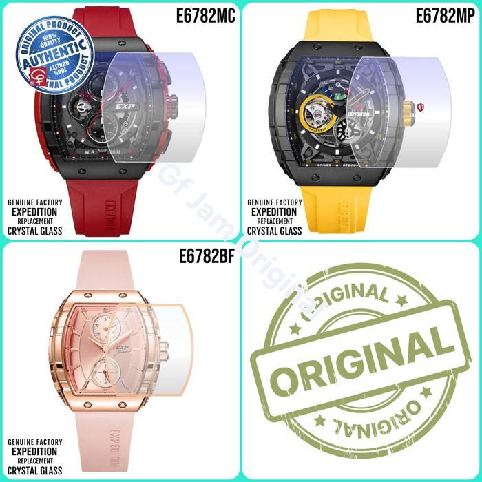 Ready KACA JAM TANGAN EXPEDITION E6782 E6782 ORIGINAL 100% SPARE PART