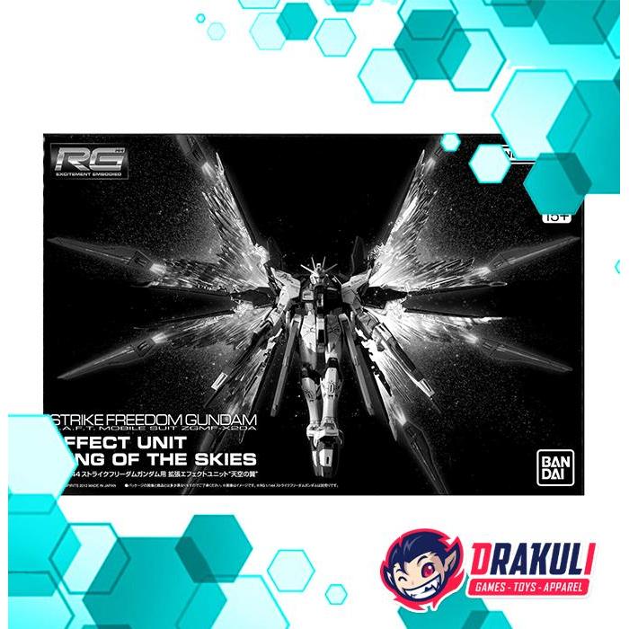 Ready BANDAI Plamo RG Expansion Effect Unit "Wing of the Skies" for Strike Freedom Gundam