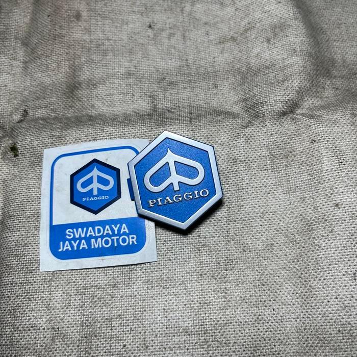 Ready Emblem Chung Piaggio Dasi Hidung SIP Vespa Excel Corsa PK Spartan