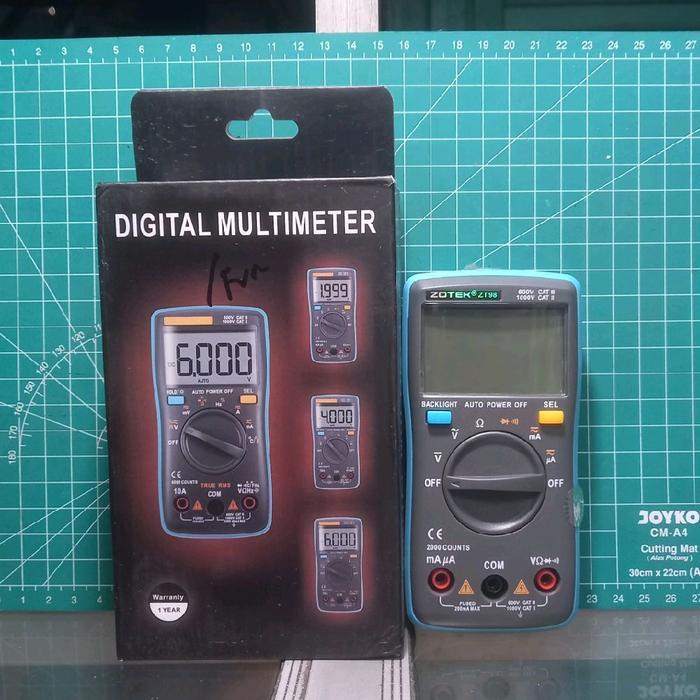 Avometer Multimeter Multitester Digital Zotek ZT98