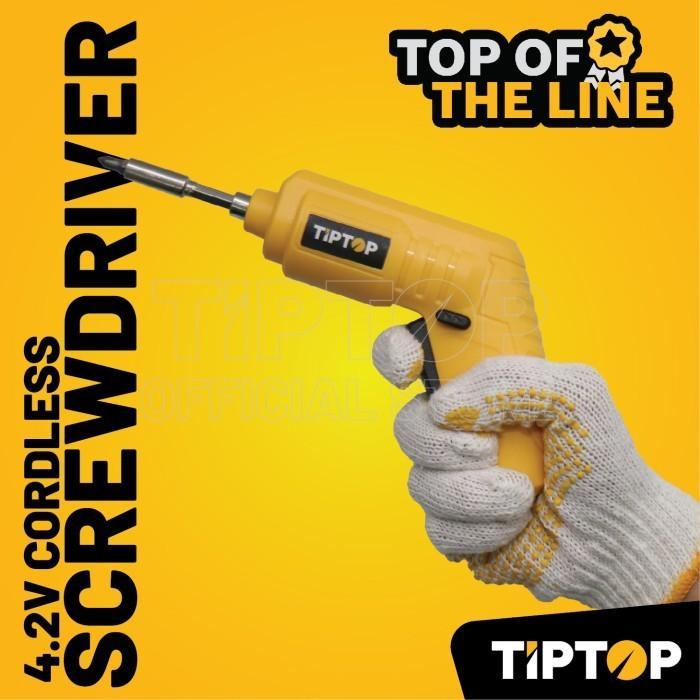 TIP TOP Cordless Screwdriver / Obeng Baterai 4.2V (BSD-042)