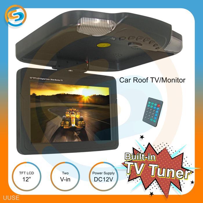 Ready tv plafon roof mobil 12 inch
