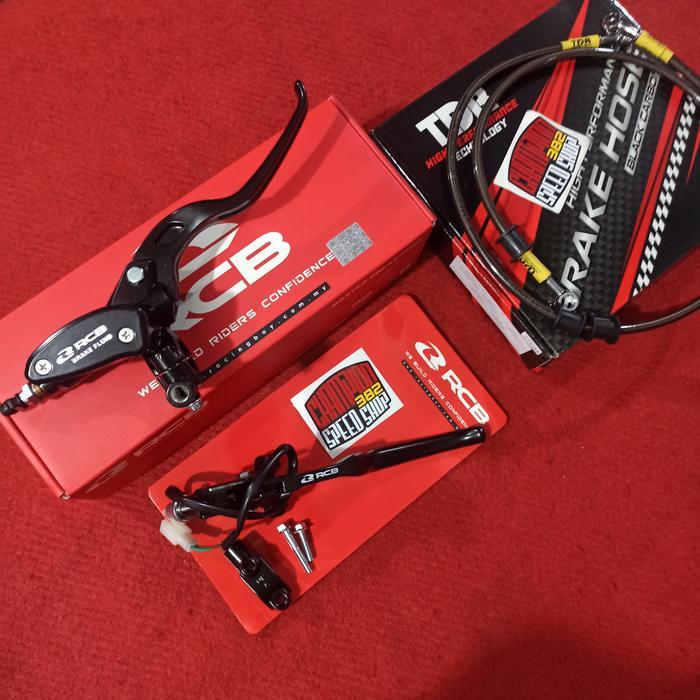 Master Handle Rem E2 Rcb Selang Rem Tdr All New Aerox 155 Abs Black