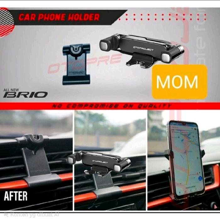 Otoproject - Car Phone Holder Hp All New Brio 2018-2026 - Dudukan Holder Hp Mobil Brio