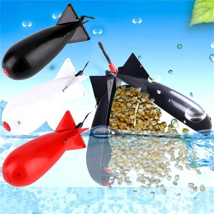 Alat Pengumpul Ikan Bentuk Roket Atau Bom Ikan Roket Pelontar Umpan Ukuran L Efektif Untuk Memancing