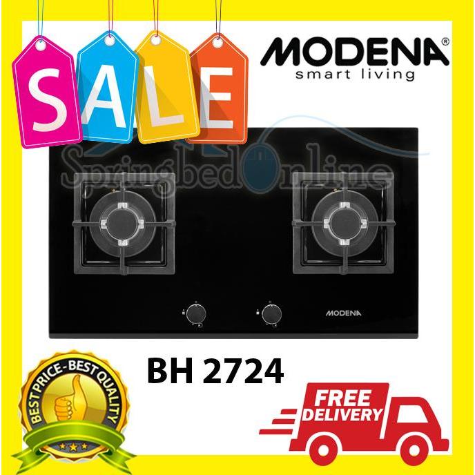 Modena Kompor Tanam Built-In Hob Gas 70 Cm 2 Burners Forza BH 2724