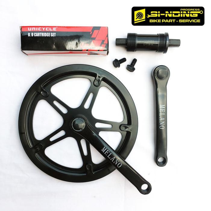Gear Sepeda Crank Set 52T 48T Exotic BB Araya 113 118 122