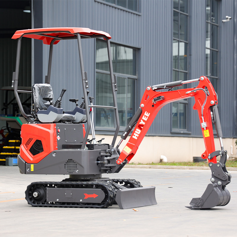 1.2-ton mini excavator, EPA EURO5, Kubota engine, mini excavator, hay bag collection, agricultural