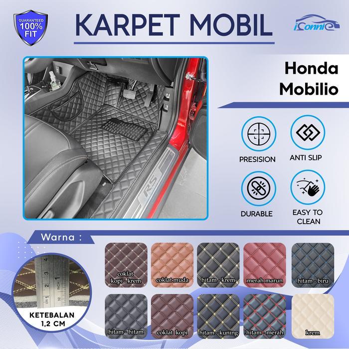 ICONNIE Karpet mobil Honda Mobilio Tahun 2014-2024