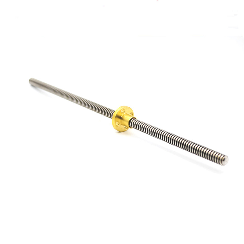 T10 Lead Screw 304 stainless steel stepper motor lead 2mm 4mm 8mm 3D printer T10 Trapezoidal lead