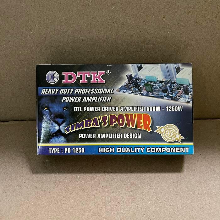 DTK Kit BTL driver Simba 600 - 1250 watt Power Ampli design Pd 1250