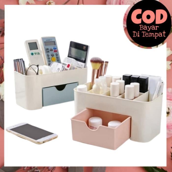 Rak Kosmetik Plastik Mini Rak Organizer Kosmetik Multifungsi Storage