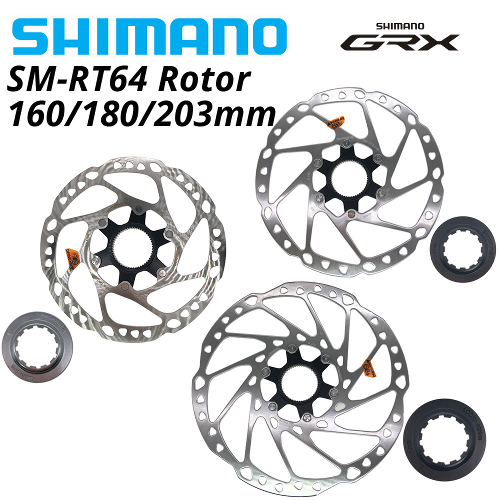 PROMO HARI INI  Shimano GRX SM-RT64 RT54 RT30 RT70 CENTER LOCK Disc Brake Rotor Technology MTB Mount