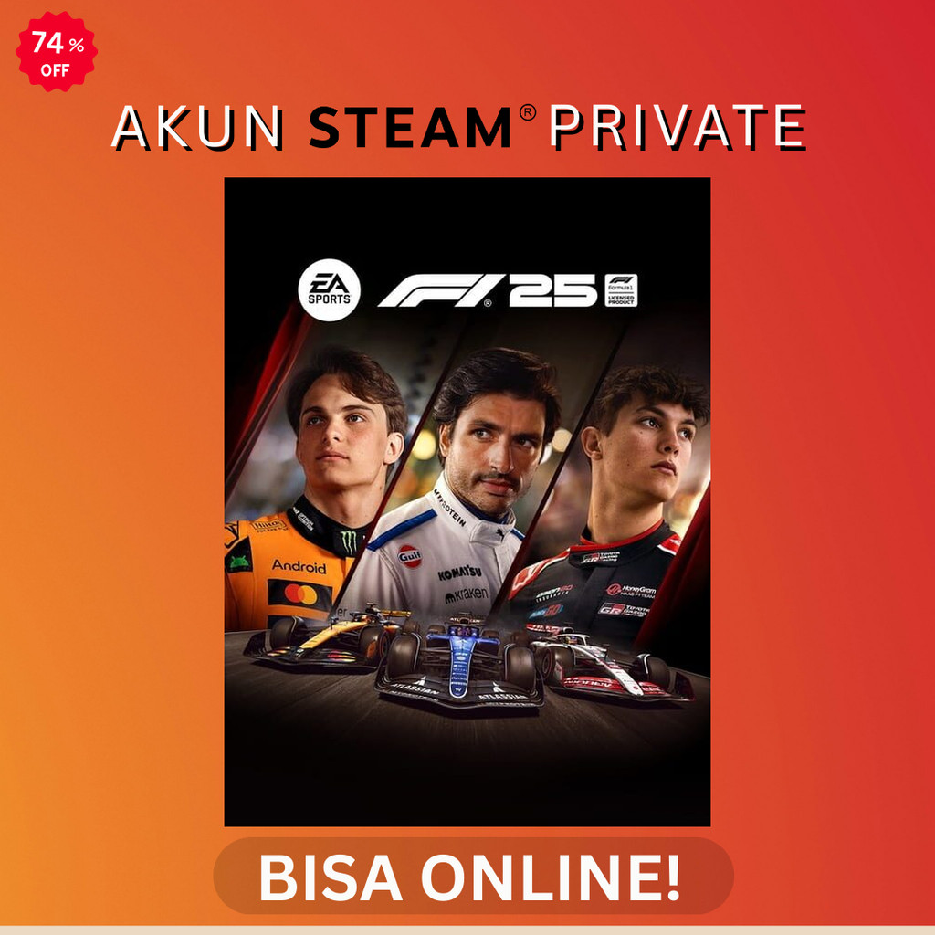 F1 2025 - Steam PC Original - Akun Private Online