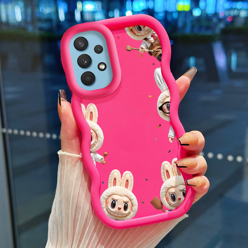Casing Untuk Samsung A32 A31 A33 5G Case Casing pola Monster kecil berbulu Kasing HP Cesing lunak Ka