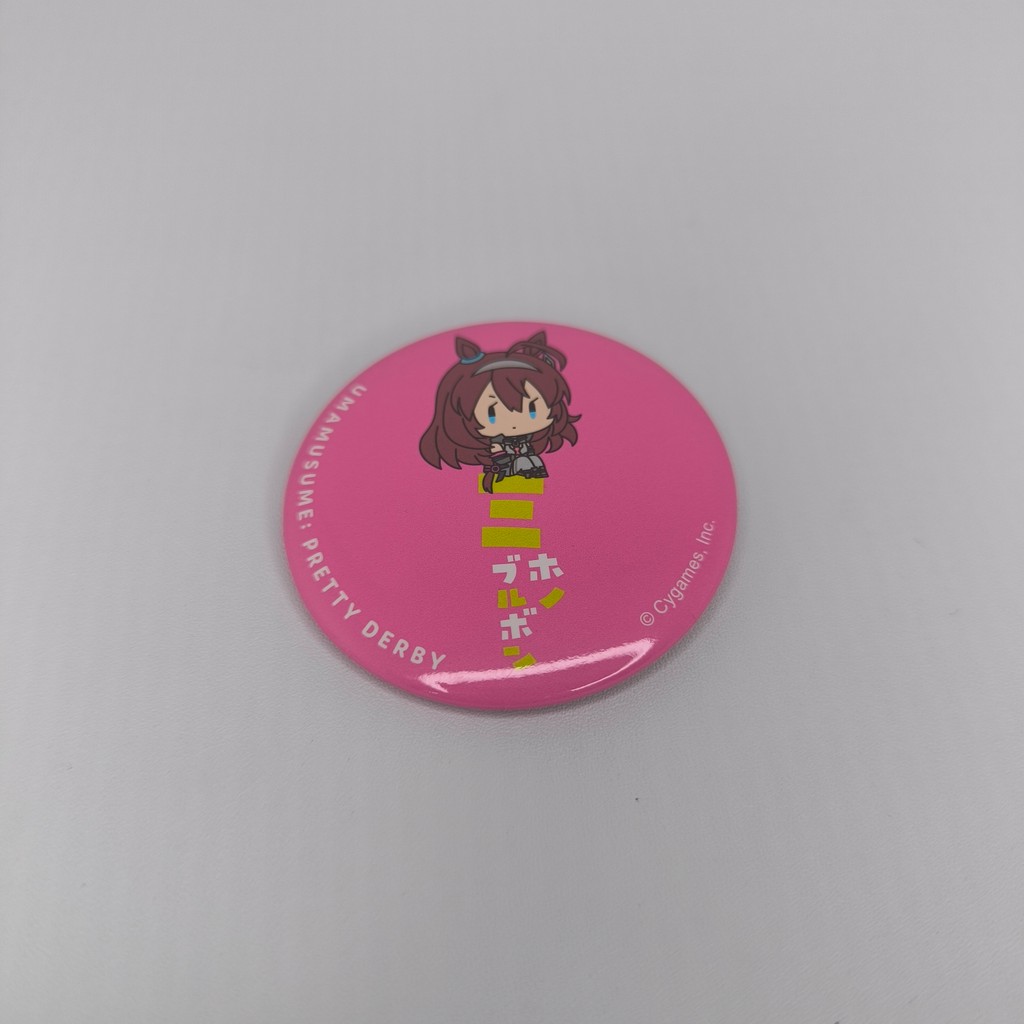 Can Badge Uma Musume Pretty Derby Mihono Bourbon Chibi