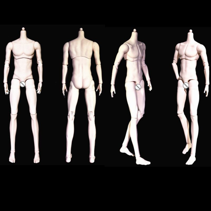 Bjd Body Male Body S Hock Male Body Plastic Jointed Body Male Body For 1/4 Dolls 45Cm