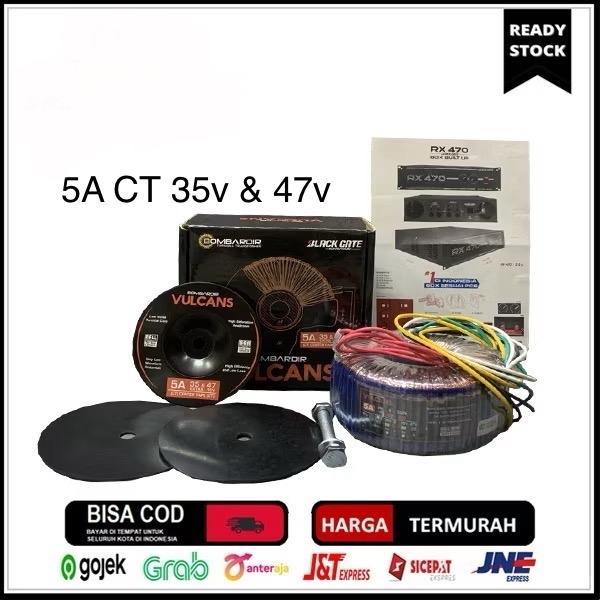 TRAFO TOROIDAL 5A CT 35V & 47V VULCANS DONAT