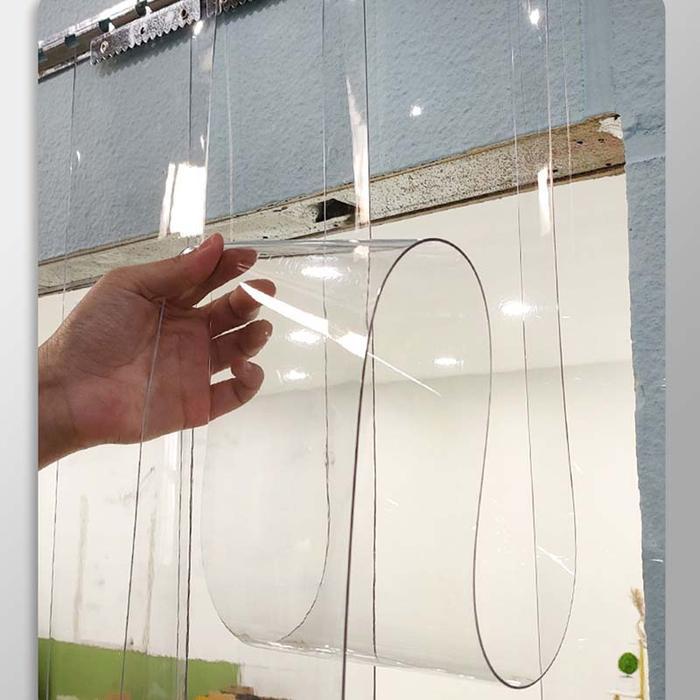 kbr 2meter Tirai Plastik Transparan Tirai Pvc Strip Curtain 20cm Tirai Plastik Bening Gorden Plastik