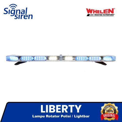 WHELEN LIGHTBAR LIBERTY II FULL Lampu Rotator Polisi Patwal Blue ORIGINAL Made in USA